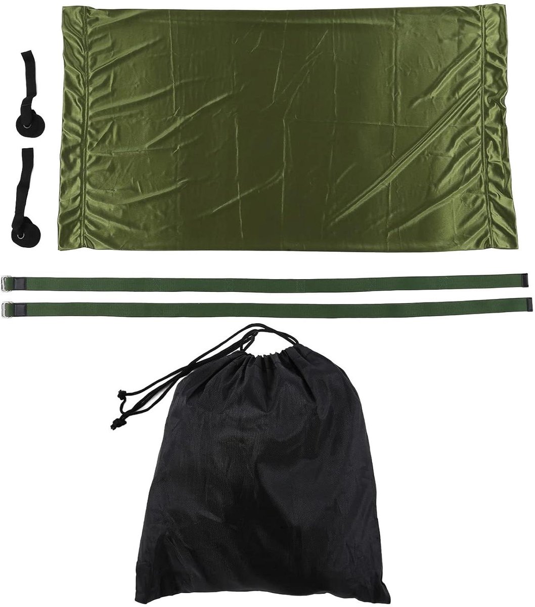 Yoga Hangmat - Stretchoefeningen Set - Flexibiliteit Verbeteren - Verstelbare Riemen - 65 x 30 cm - Lichtgroen