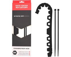 Hockeystick beschermer - Sportuitrusting - Training en spel - Eenvoudig te installeren - 30 x 10 cm - Zwart
