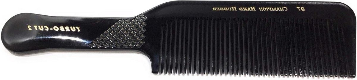Tondeuse Kam - Machinaal Snijden - Haar Stylen - Handgemaakt Braamvrij - 24 cm - Zwart