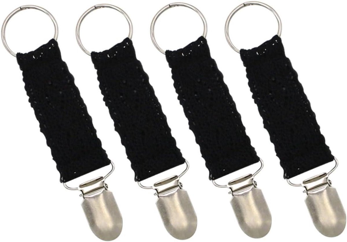 Hoedenclips - Tasclips - Reizen - Multifunctioneel - 8 Stuks - Zwart