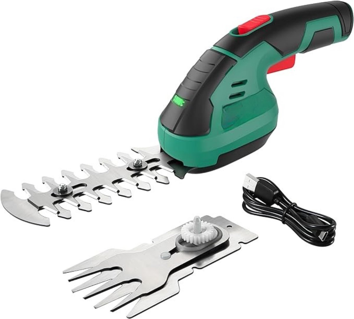 YOR® Onkruidbrander Electrisch - Onkruidbrander - Electrische Onkruidbrander - 650 Graden - Groen - ‎ 39cm x 13cm x 8cm