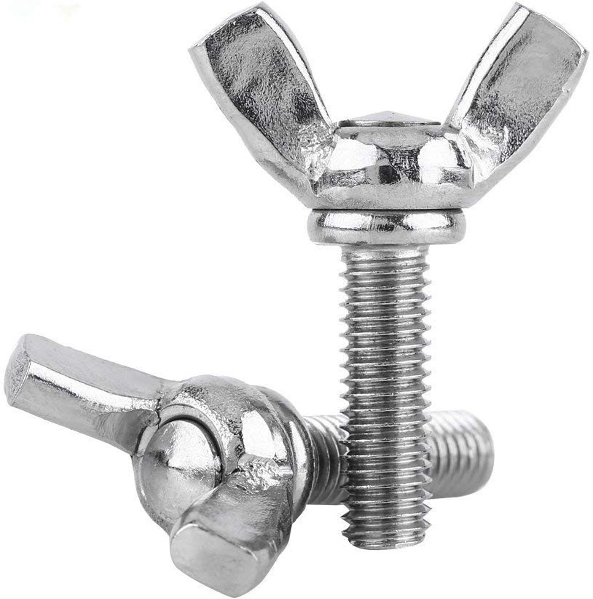 aladdien - Vleugelmoeren - RVS Voldraad - 5 Stuks - DIN316 - 16 mm - Duurzaam en Sterk - Geschikt voor Diverse Toepassingen - RVS