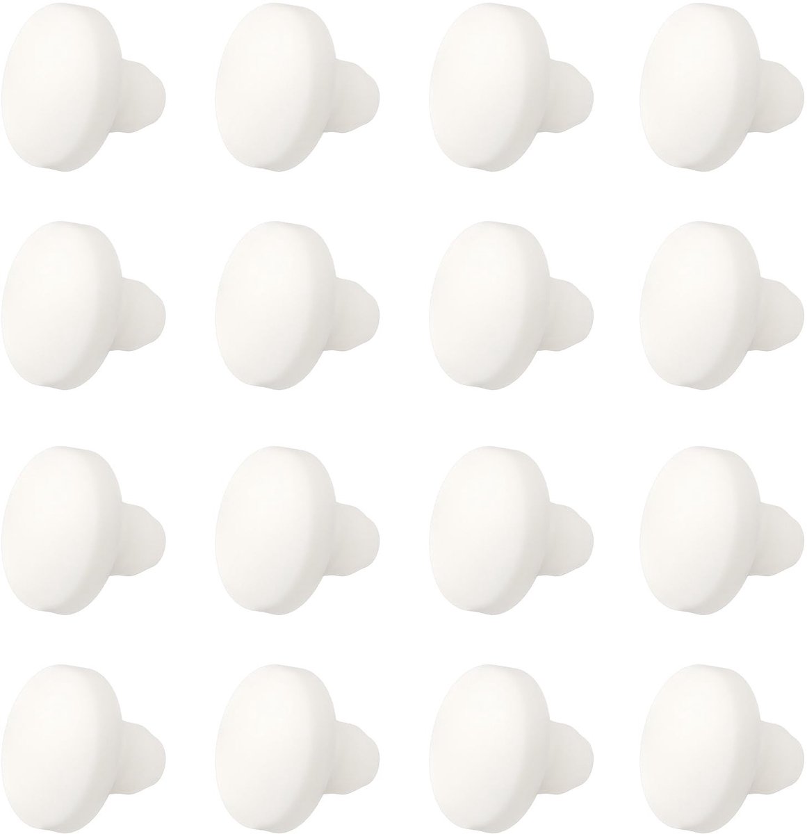 aladdien - Rubber Stekkers - Ronde Gat - Perfect voor Afdichting - 3.4mm - Voor 2.5-3mm Gaten - Geschikt voor Bescherming en Gebruik - 100 Stuks