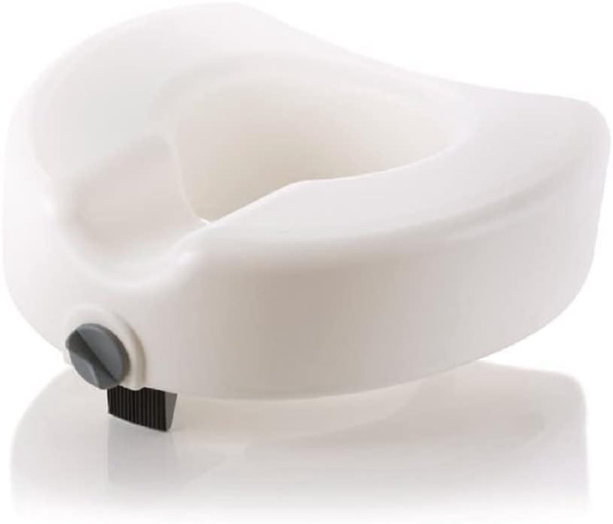 Toiletverhoger - Zitverhoger - Meer comfort - Universele pasvorm - 12 cm hoog - Wit