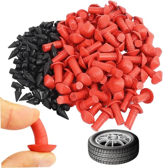 Band Plug Kit - Paddenstoel Reparatie - Banden Lek Repareren - Veelzijdig Gebruik - 192 Gram - Meerkleurig — afbeelding 5
