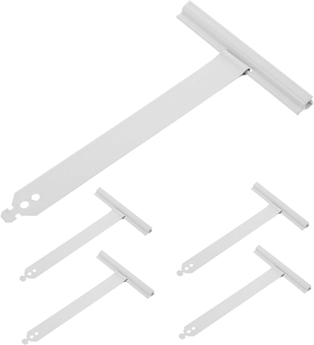 Rolluik Ophangveer - Reparatie Onderdeel - Raambekleding Repareren - Zwaluwstaart Verbinding - 5 Stuks - Wit