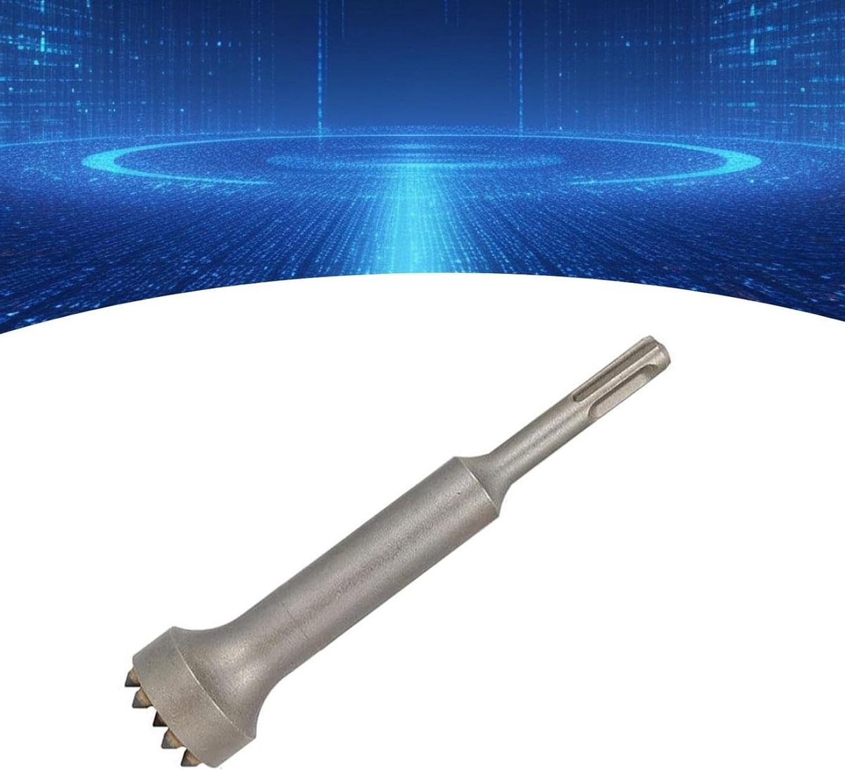 Elektrische Boor - Betonbeitel - Beton Bewerken - Vierkante Kop - 14.6 cm Lengte - Metaal