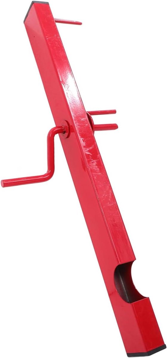 Vrachtwagen Riem Oproller - Band Winder - Vastzetten Lading - Stevig Staal - 55 cm Lengte - Rood