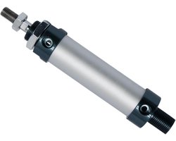 Mini Luchtcilinder - Pneumatische Cilinder - Industriële Automatisering - Dubbelwerkend Ontwerp - 25mm Boring - Aluminium