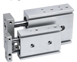 Luchtcilinder Dubbelwerkend - Pneumatische Cilinder - Industriële Automatisering - Twin-rod Ontwerp - 25mm Boring 60mm Slag - Metaal