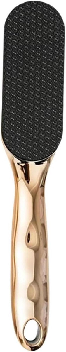 Voetvijl - Voetverzorging Tool - Huid Glad Maken - Ergonomisch Ontwerp - 22 x 5 x 3 cm - Champagne/Blauw