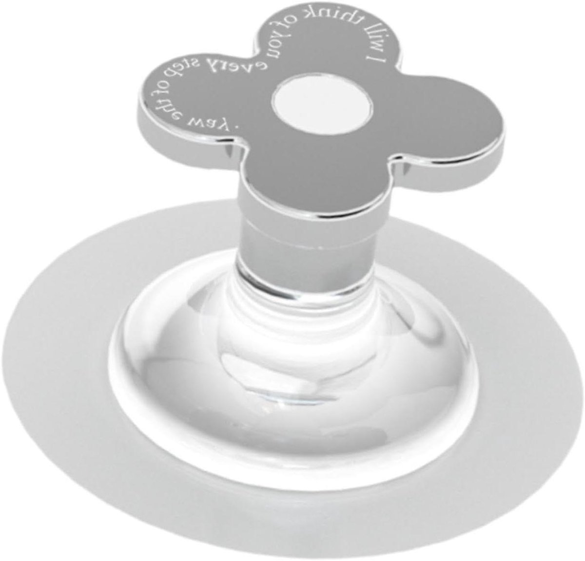 Toiletbril hendel - Tilgereedschap badkamer - Hygiënisch toiletbezoek - Voorkomt direct contact - 5x3cm - Wit