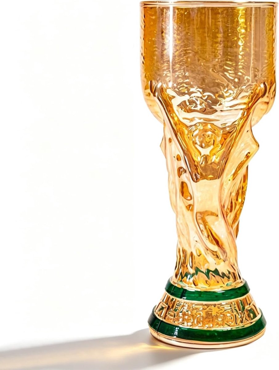 Voetbal bierpul van 480 ml voor het kijken van wedstrijden, ideaal voor bier, cocktails en feestjes