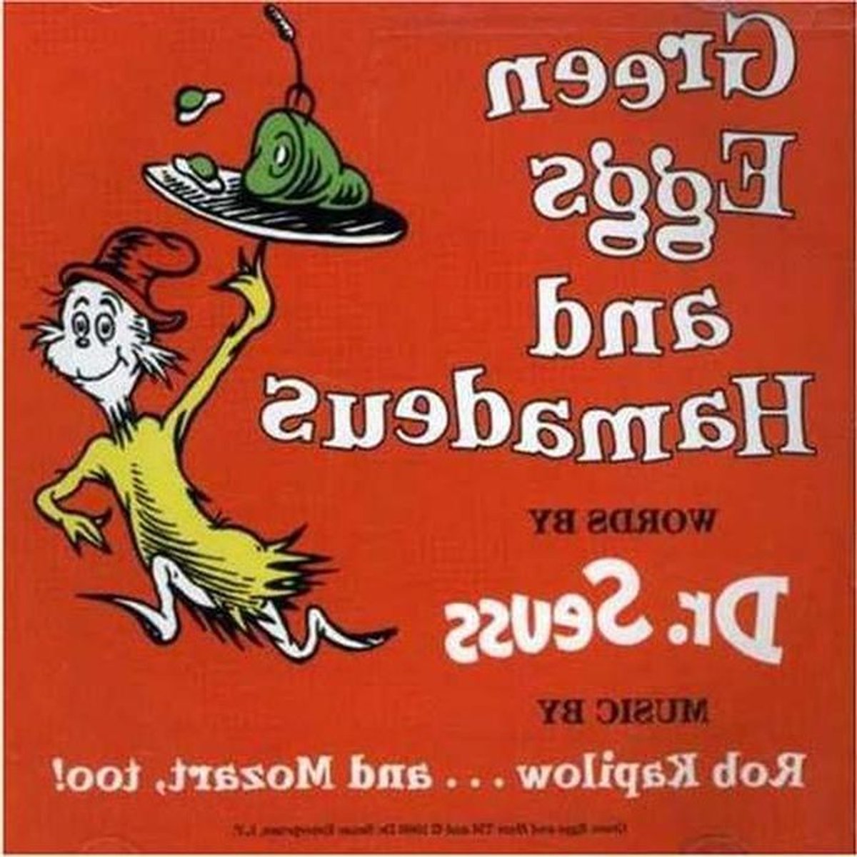 Green Eggs and Hamadeus - Kinderboek - Voorlezen - Klassiek Verhaal - 14 cm - Groen