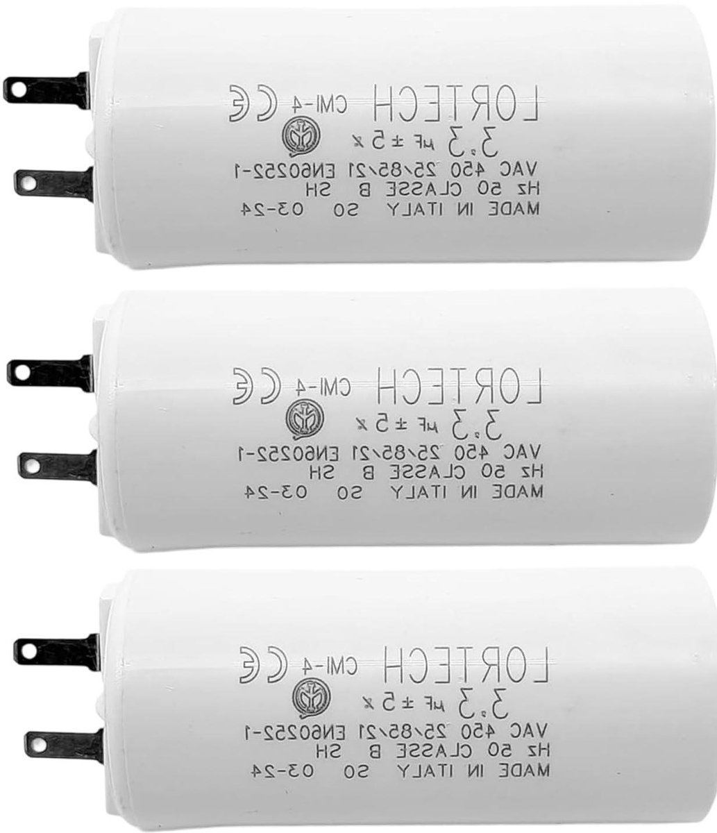 Condensatoren Set - Motor Condensatoren - Rolluiken Aansturen - Gemaakt in Italië - 3x 3.3 µF - Niet gespecificeerd