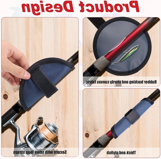 4-delige Vissersdoos Set, Nylon Lure Box Covers van 15 cm, Bescherming voor Vissershengels en Aas met Veiligheidsfunctie — afbeelding 3