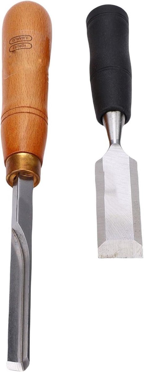 Houtbeitel Set - Gereedschap Set - Houtbewerking - Gelegeerd Staal - 2 Delig - Niet gespecificeerd