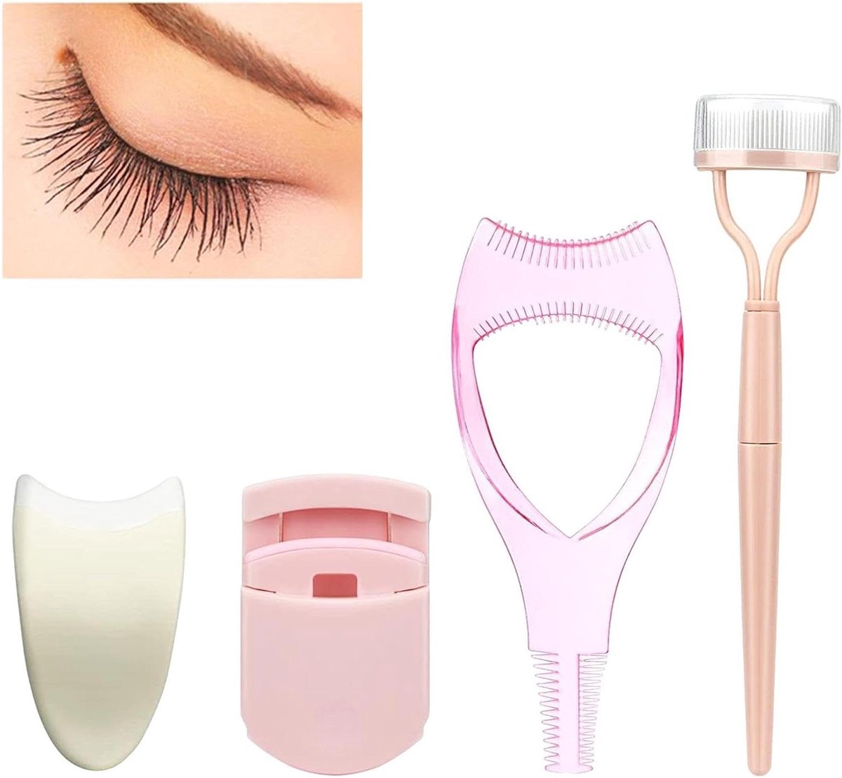 Mascara Applicator - Wimperhulp Tool - Perfecte Wimpers - Wisvaste Oplossing - 128 cm - Wit