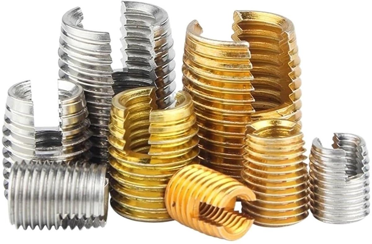 Reparatieset Schroefdraad - Draadinzetstukken Moeren - Voorwerpen Herstellen - Roestvrij Staal - M16xM20x22mm - Zilverkleurig