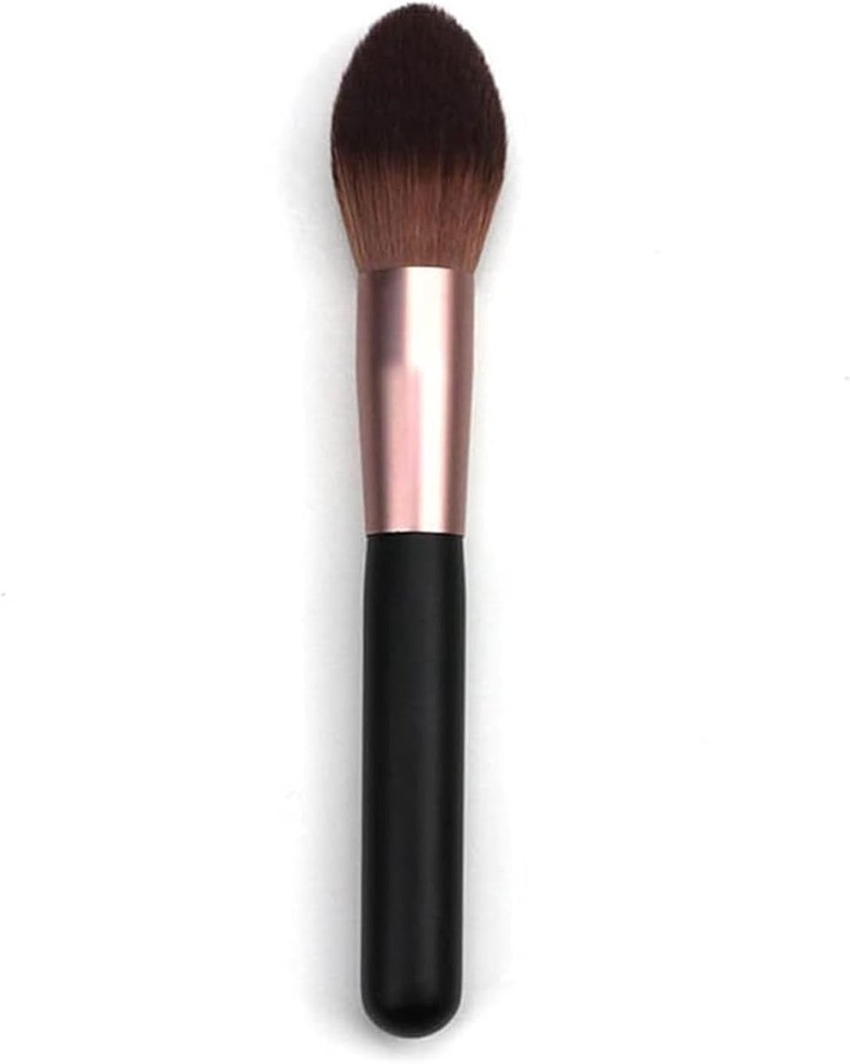 Professionele Blush Kwast met Houten Handvat voor Perfecte Make-up, Synthetische Haren, Ideaal voor Blush en Contour