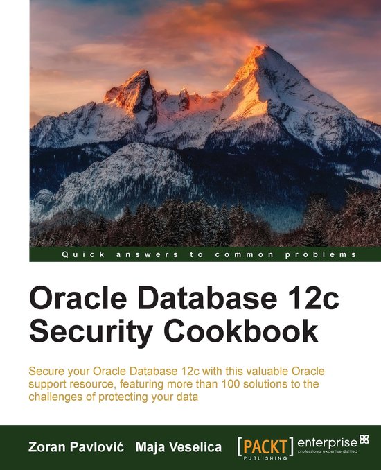 Oracle Database 12c Security Cookbook - cover