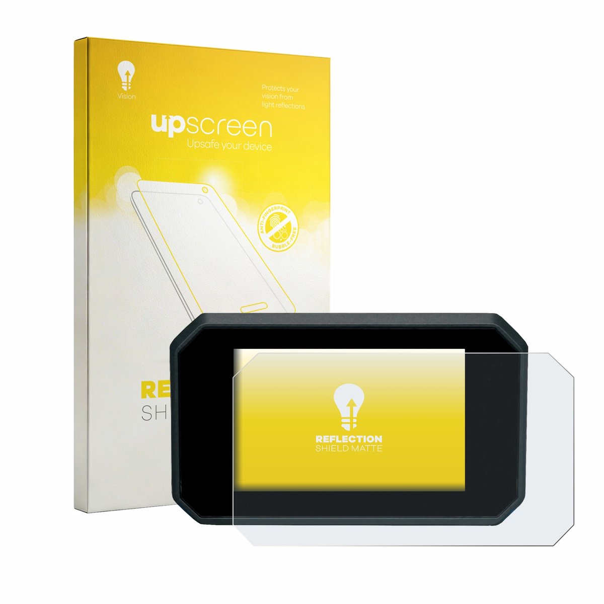 upscreen - Screenprotector voor Suzuki GSX-S1000 5" - Folie Beschermfolie anti glare matte