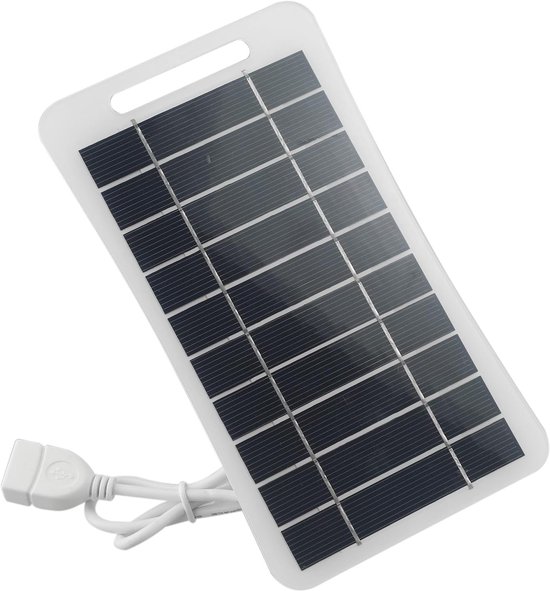 2W 5V zonnepaneel oplader USB-uitgang voor mobiele telefoons in de buitenlucht, zonne-energie tuinverlichting en klein DC-batterijgebruik van Merkloos — afbeelding 4