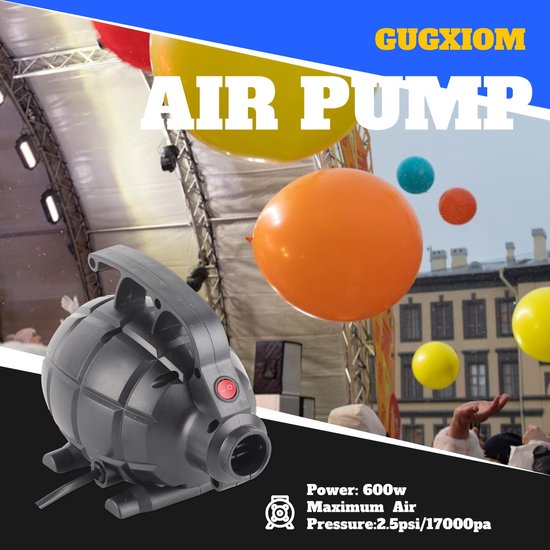 SVGCommerce - Elektrische Pomp - Inflatable Boats - Compact en krachtig - Zwart - Voor luchtbedden en zwembaden - Ideaal voor opblaasbare producten van Svgcommerce — afbeelding 5