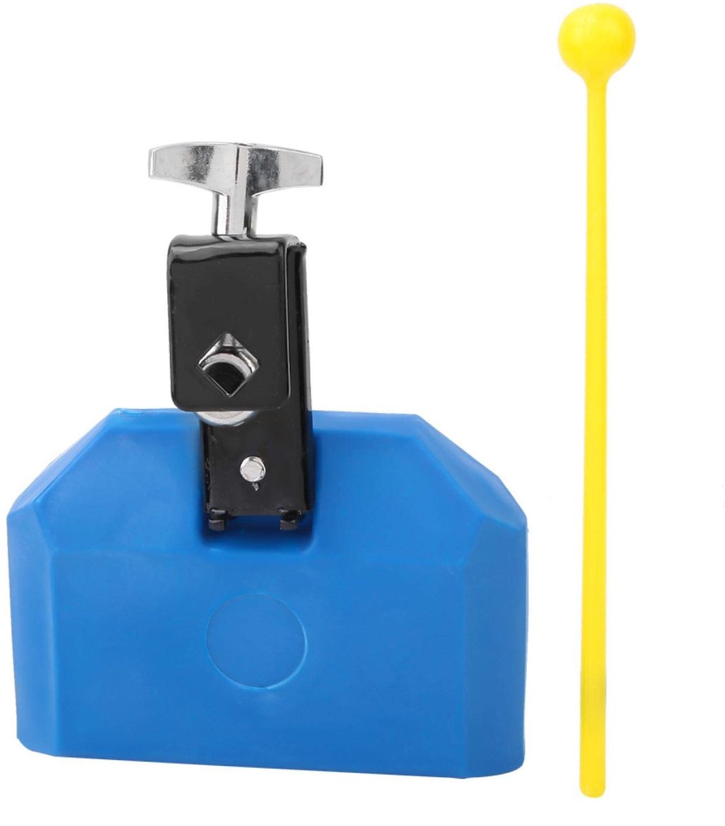 Snufeve6 Plastic Percussie Jam Block - Cow Bell voor Drum Accessories