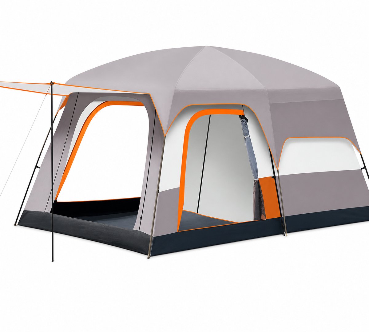 Lifero Camping Tent - Kampeertent - Campingtent - Tent voor Buiten - Incl. Tentstokken & Haringen - Cabinetent - 2-4 Personen