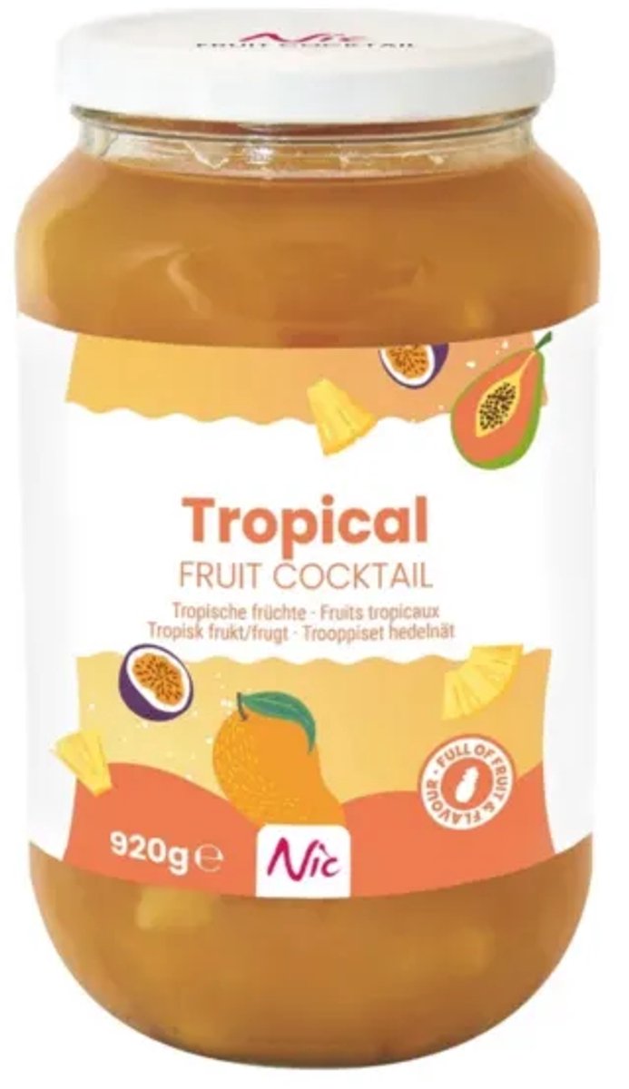 NIC Tropical Fruitcocktail (pot 920 gram)
