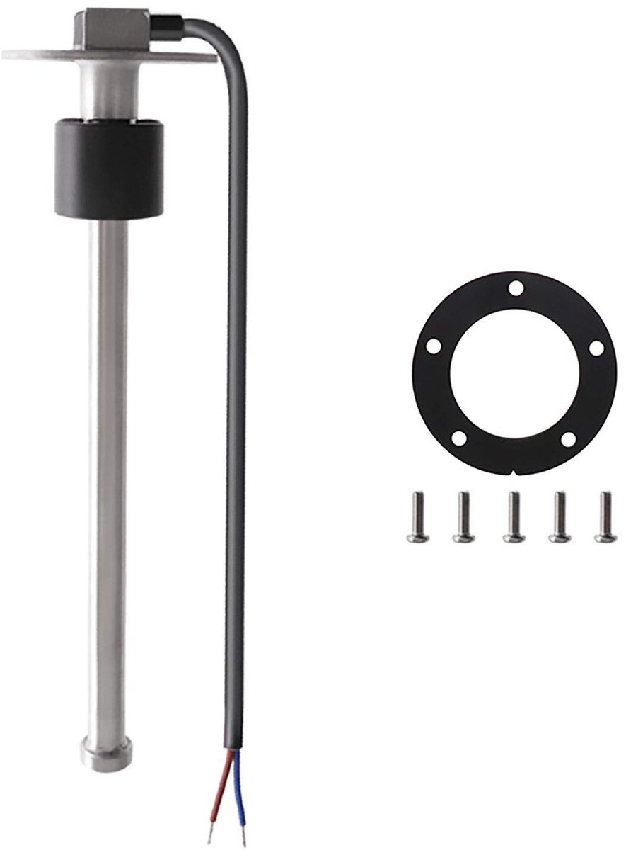 Allecto - Brandstofniveausensor voor Boot - Brandstof Afzender - 0-190 ohm - Geschikt voor RVs en Boten - Waterniveau Sensor - Betrouwbare Verz...