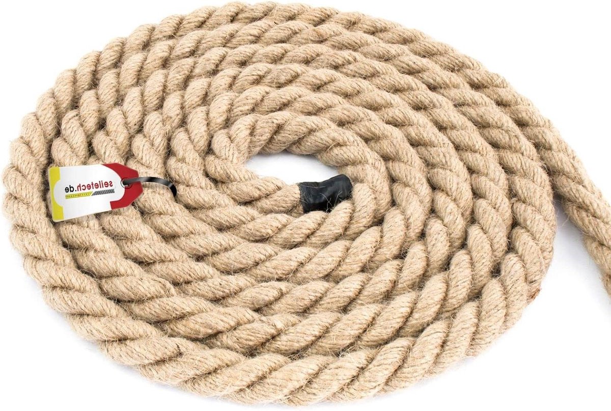 Jute Touw - Natuurlijk Touw - Decoratie & Bevestiging - Milieuvriendelijk & Sterk - 30 Meter - Natuurlijk Bruin