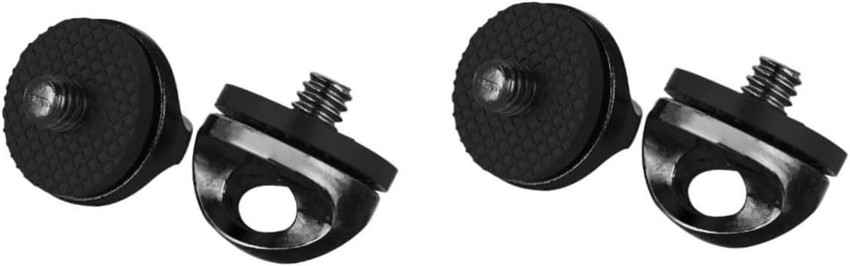 Schroeven Camera Band - Bevestigingsschroef Houder - Camera Beveiligen - Snelle Installatie - 4 Stuks - Zilverkleurig