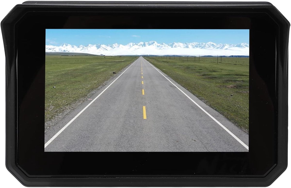 Motor Navigatie - GPS Fiets - Route Planning - Waterdicht HD Touchscreen - 5 Inch Scherm - Zwart