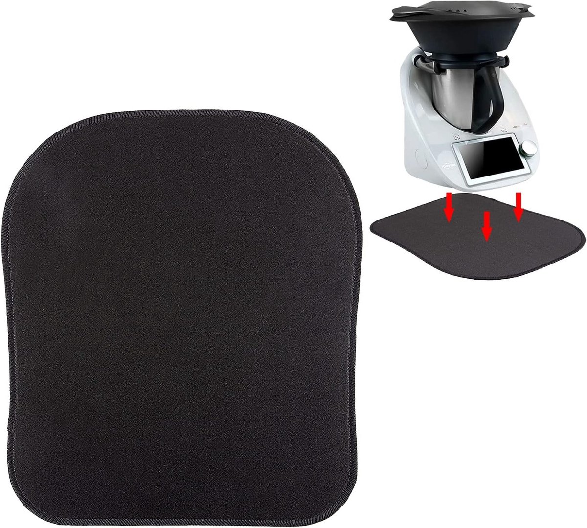 Sliding Mat voor Keukenmachines - Antislip Thermo Mix Mat voor TM6, TM5 en TM31, Gemakkelijk Verplaatsen van Zware Apparaten en Accessoires
