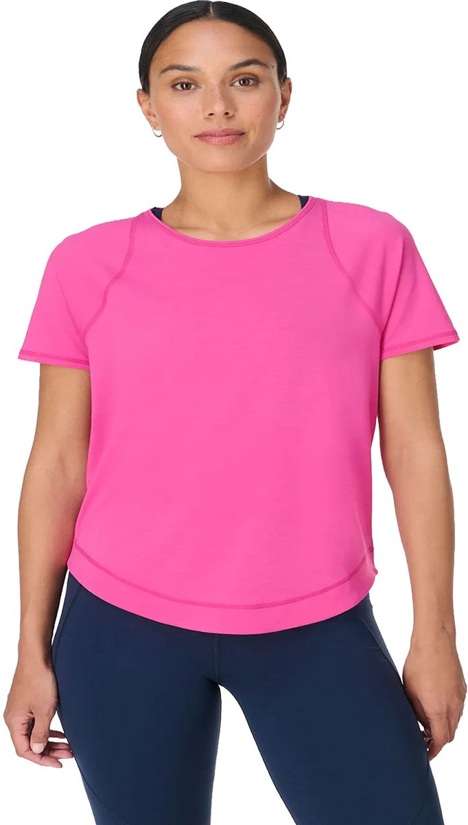 Sweaty Betty Breathe Easy Mesh T-Shirt ROZE - Maat XS