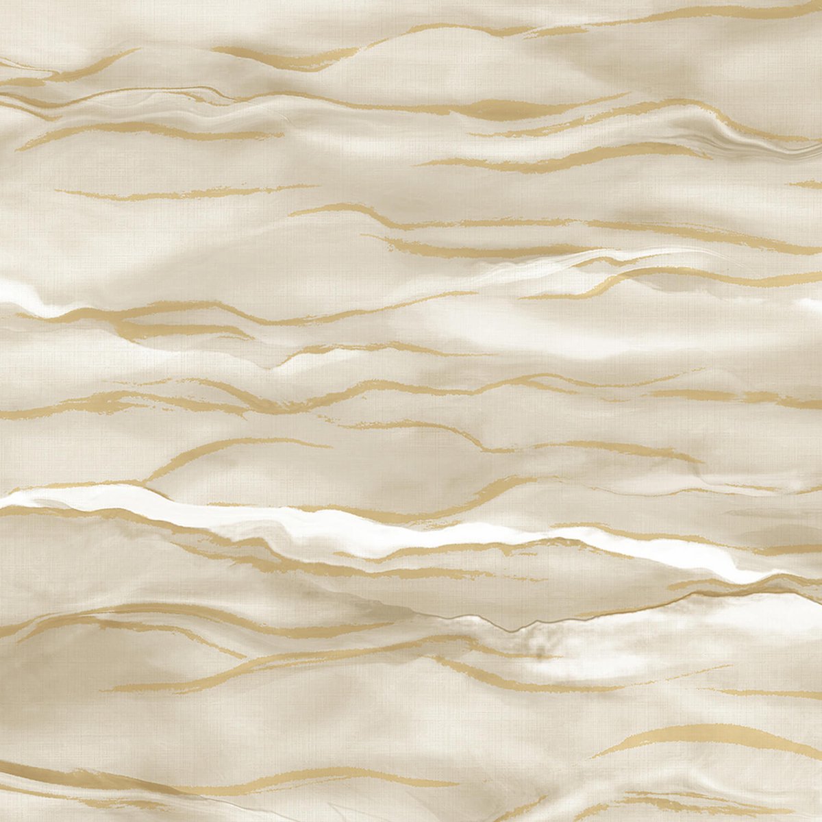 Exclusief luxe behang Profhome SA524042-DI vliesbehang hardvinyl warmdruk in reliëf gestempeld met abstract patroon en metalen accenten crème goud parelwit geelgrijs 5,33 m2