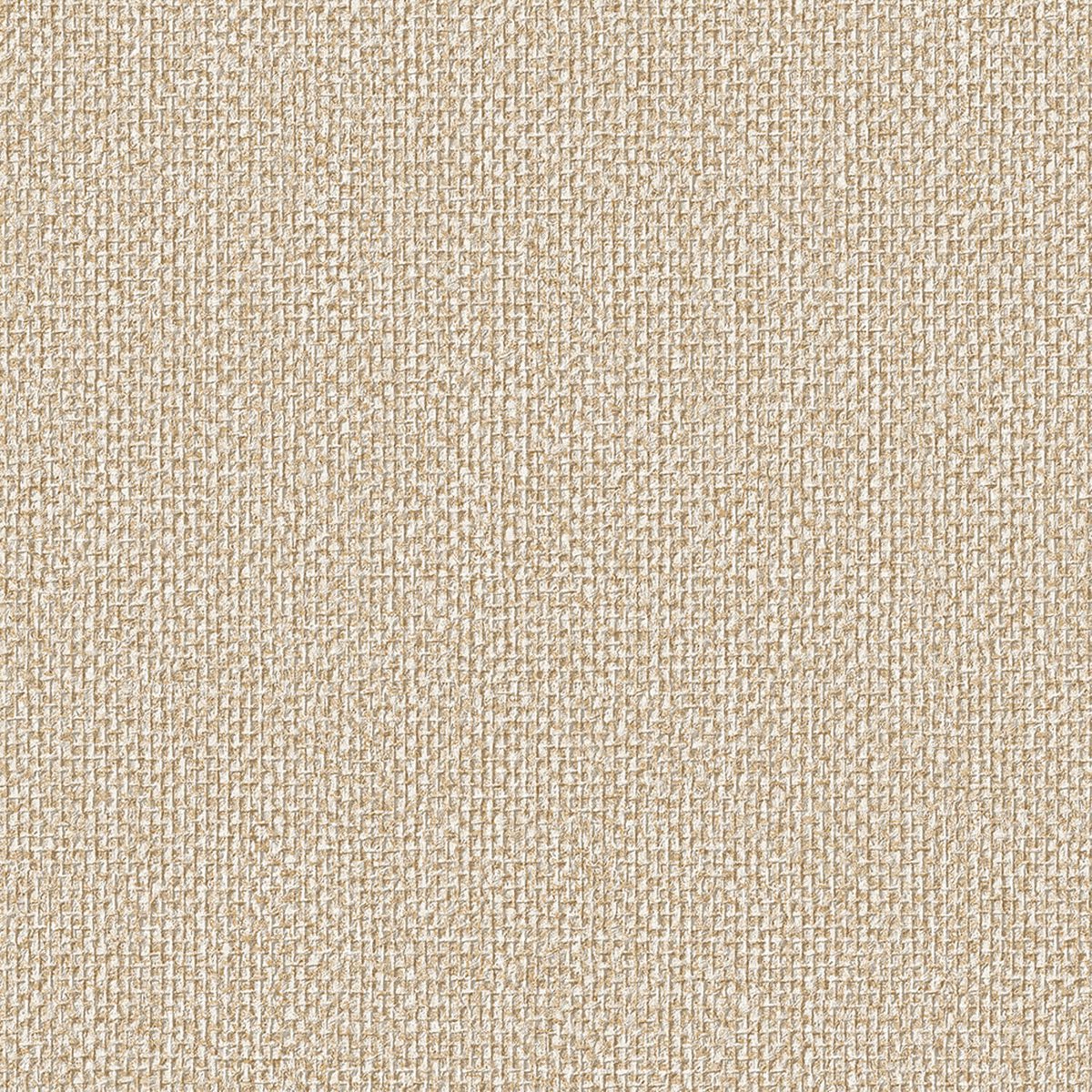 Structuur behang Profhome SA524094-DI vliesbehang hardvinyl warmdruk in reliëf gestempeld in textiel look glanzend beige parelmoer-goud ivoorkleurig 5,33 m2