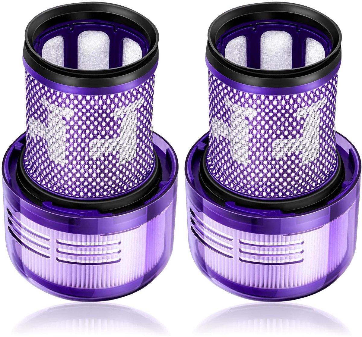 aladdien - 2 Pack Hepa Filter - Vervangingsfilter voor Stofzuiger - Geschikt voor Dyson V12 Detect Slim - Hoogwaardige Filtratie - Efficiënt en Duur..