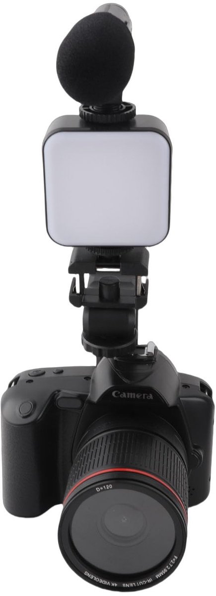 Golden crown - 4K Digitale Camera - 64MP HD Nachtopnamen - 3-inch IPS-kleurendisplay - Digitale Zoom - Groothoek - Geschikt voor Avontuurlijke Fotografi...