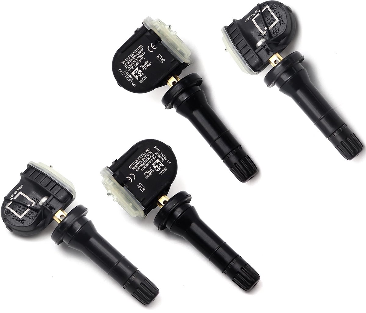Allecto bandenspanningssensor - 4 stuks - Geschikt voor Ford - RDKS-sensoren - Betrouwbare bandenspanning - Voor verschillende Ford-modellen
