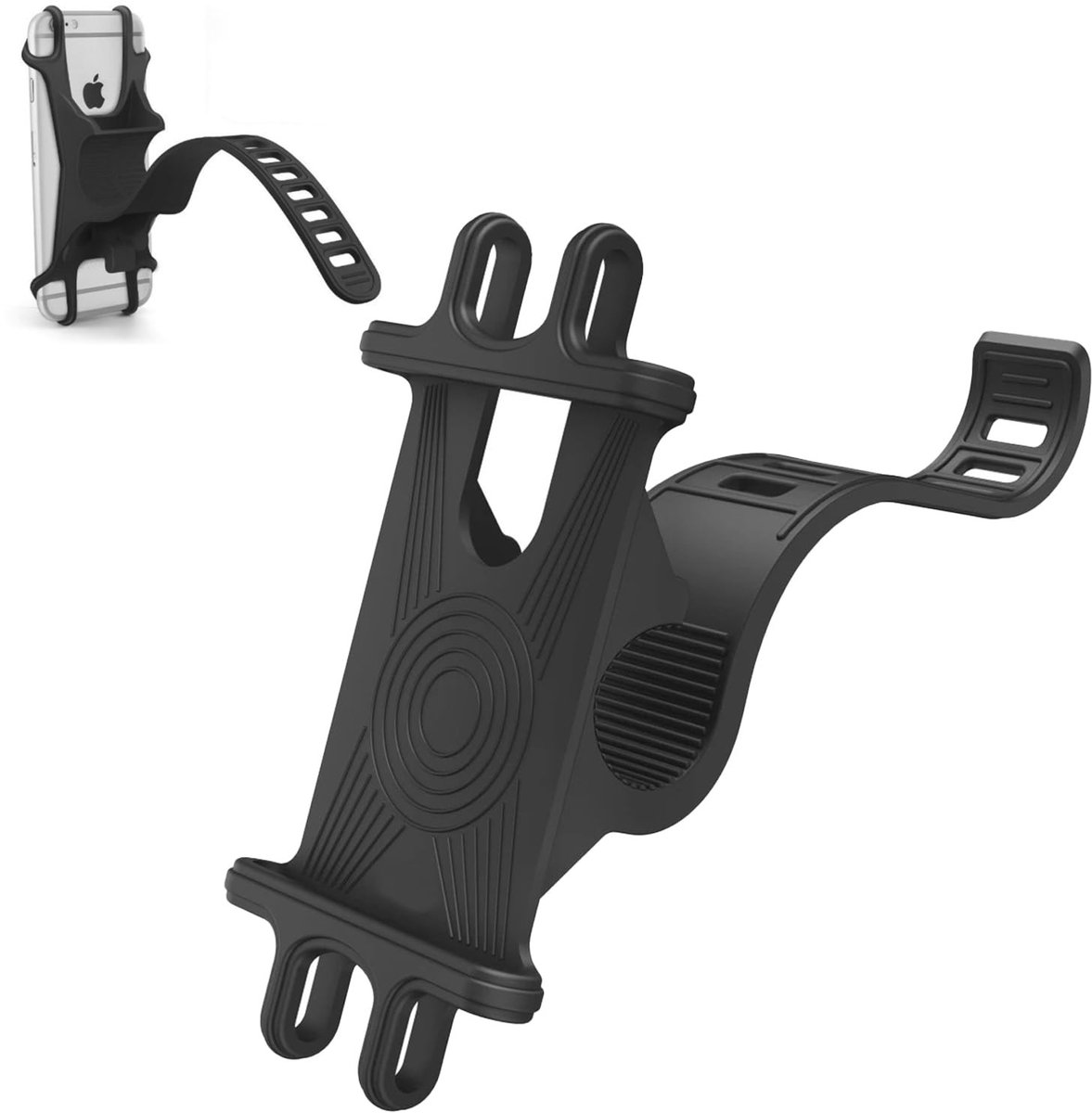 Houder - Fiets - Smartphone - Standaard - Rotatable - Siliconen - Voor Alle Motorrijders