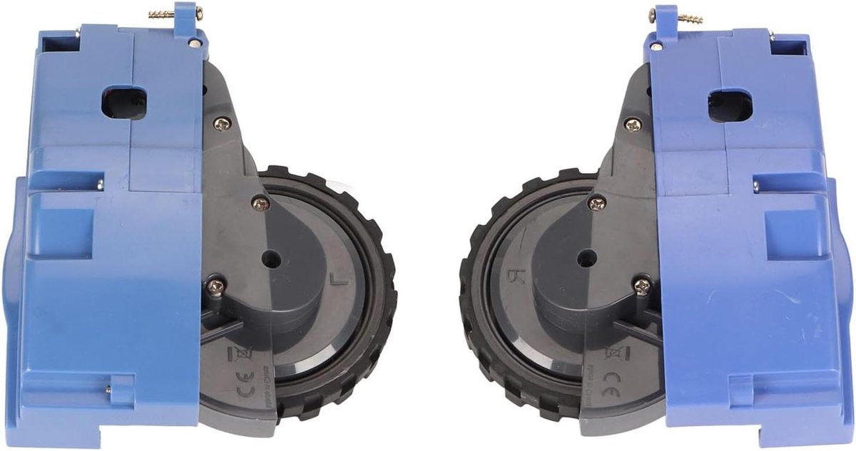 Wielmodules Stofzuiger - Reserveonderdelen Robot - Robot Onderhoud - Duurzaam ABS Rubber - 12 x 6 x 10.5 cm - Blauw