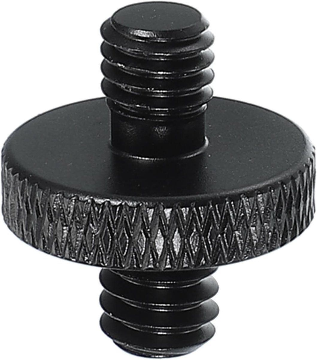 Tripod Schroefadapter 1/4" naar M6, Camera Montage Schroef, Dubbele Kop Converter voor Microfoonhouder en Magic Arms Accessoires