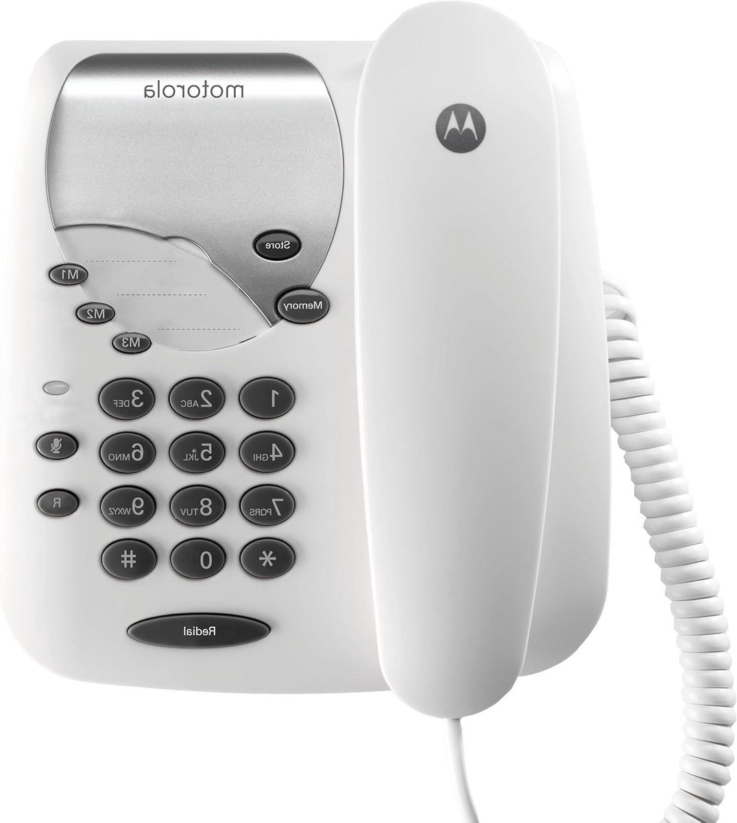 Vaste Telefoon - Bedraad Toestel - Betrouwbaar Bellen - Directe Toetsen - Wandmontage Mogelijk - Wit
