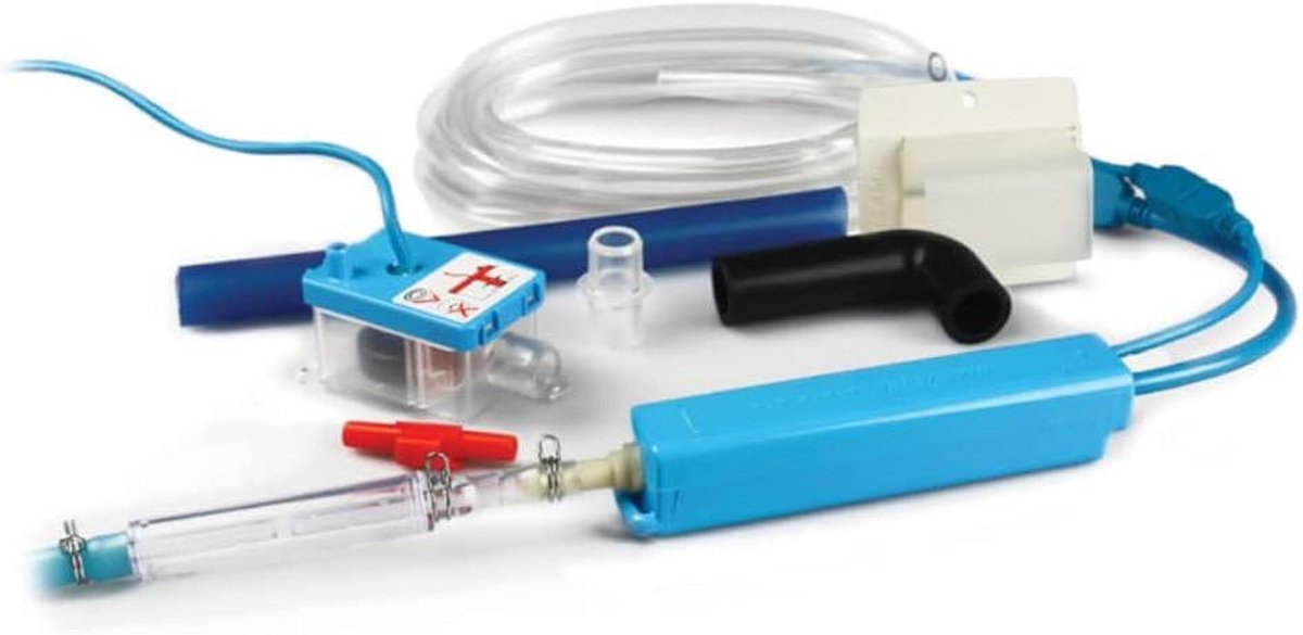 Condensatiepomp - Afvoerpomp - Airco Ondersteuning - Zeer Stil - 12 Liter Per Uur - Blauw Transparant