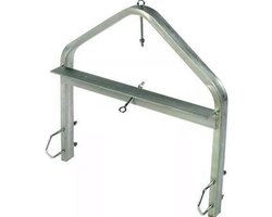 Versterkte Mastop - Schoorsteen Aanvulling - Antenne Bevestiging - Robuuste Constructie - 40 cm Hoogte - Grijs