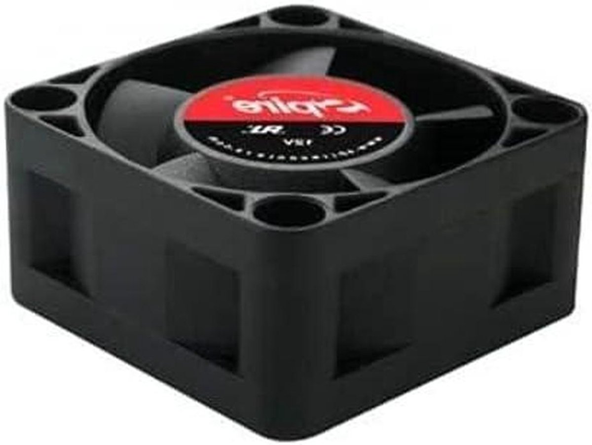 Computer Ventilator - PC Koeler - Apparaat Koelen - Stille Lagers - 60x60x15mm - Zwart
