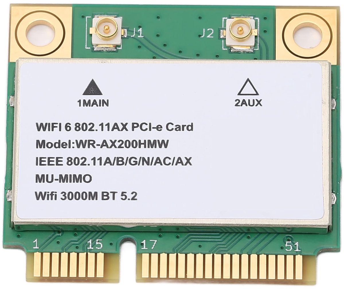 SPHProducts - Draadloze Netwerkkaart - 2.4G/5G Dual Band - Hoge snelheid 2400 Mbps - Mini PCI-E - Voor Laptop - Betrouwbare verbinding - Compact formaa...